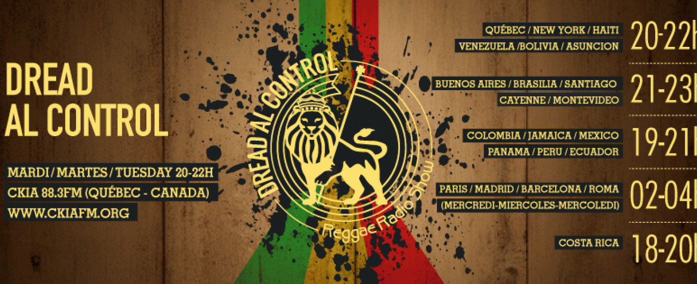 Playlist Dread Al Control Reggae Radio Show 2018-07-10