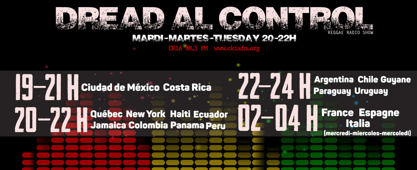 Playlist Dread Al Control Reggae Radio Show 2018-12-04
