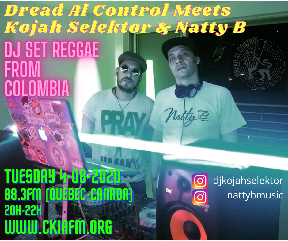Playlist Dread Al Control Reggae Radio Show 4-08-2020