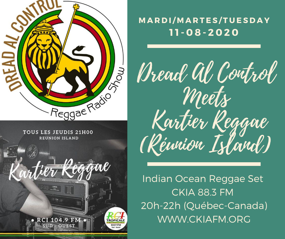 Playlist Dread Al Control Reggae Radio Show 11-08-2020