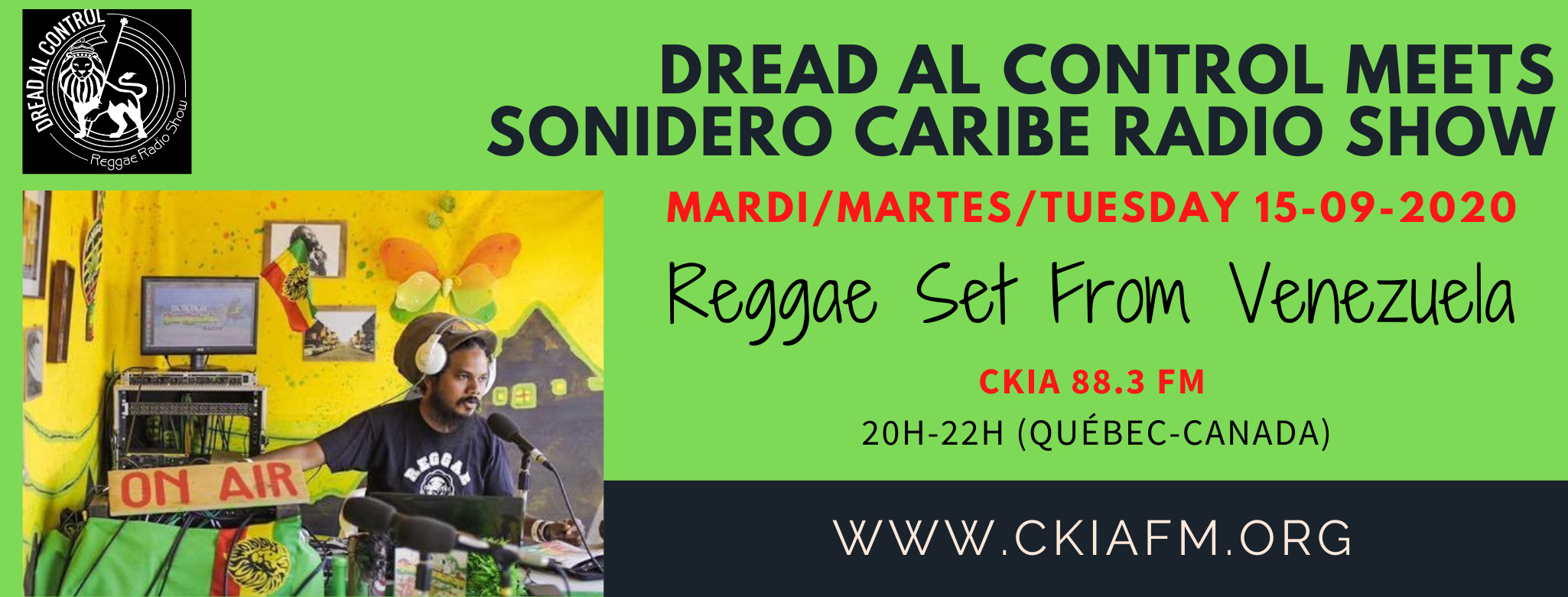 Playlist Dread Al Control Reggae Radio Show 15-09-2020