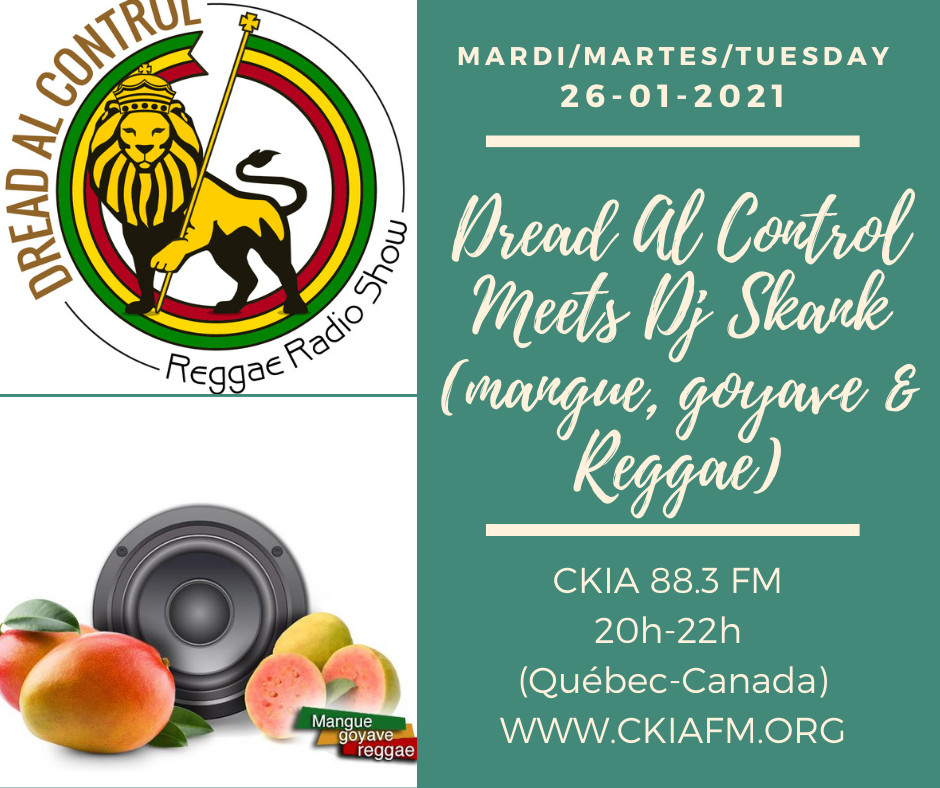 Playlist Dread Al Control Reggae Radio Show 26-01-2021