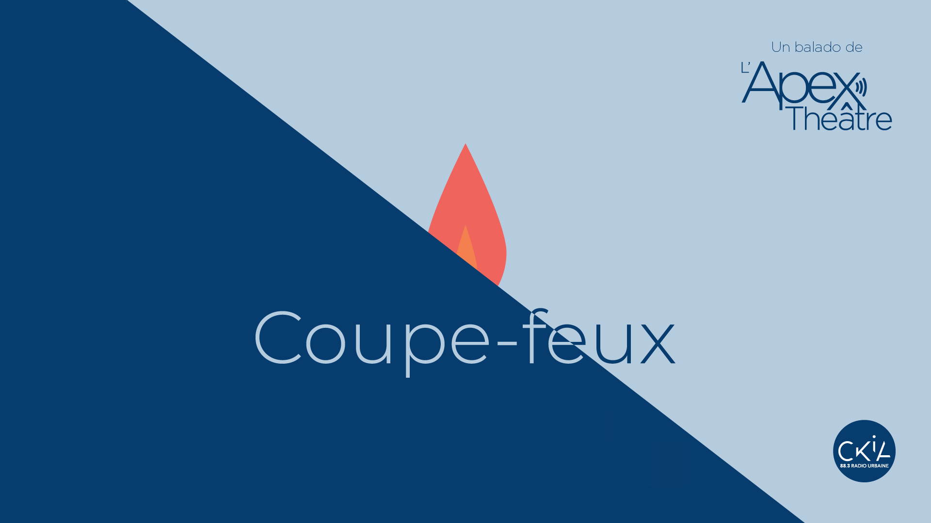 L'Apex Théatre lance le balado COUPE-FEUX