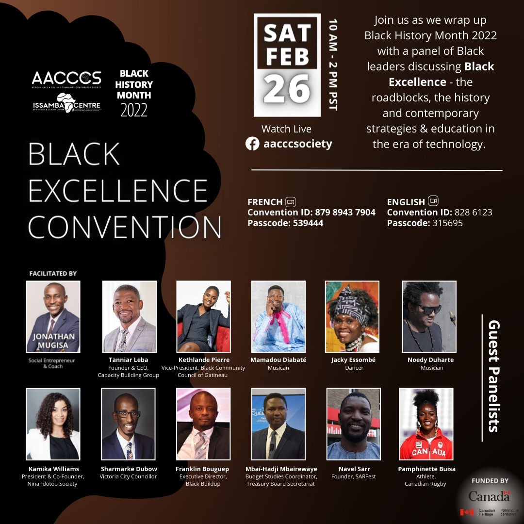 ÉMISSION DU 28 FÉVRIER 2022: Panel du Black Excellence