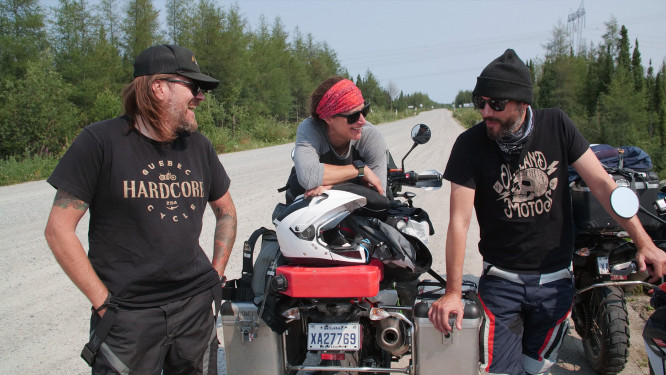 Nomades à moto : Transtaïga, ce jeudi 10 mars de 10 à 11 hres, à l'émission Ici et Ailleurs