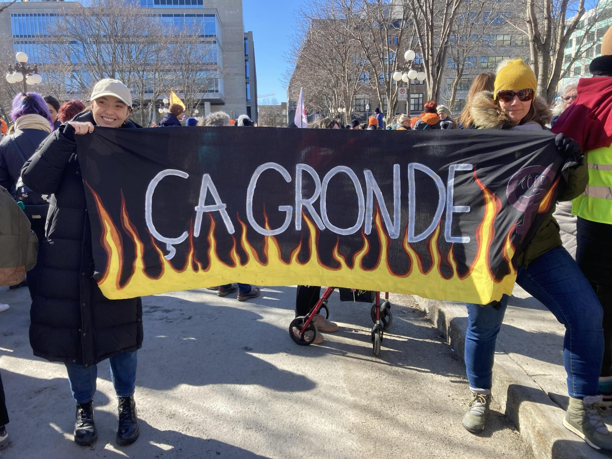 Ça gronde à Québec