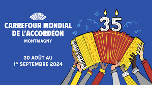 Steeve Normandin,  invité et ami de Mondes musicaux directeur artistique du 35e Carrefour mondial de l'accordéon de Montmagny !