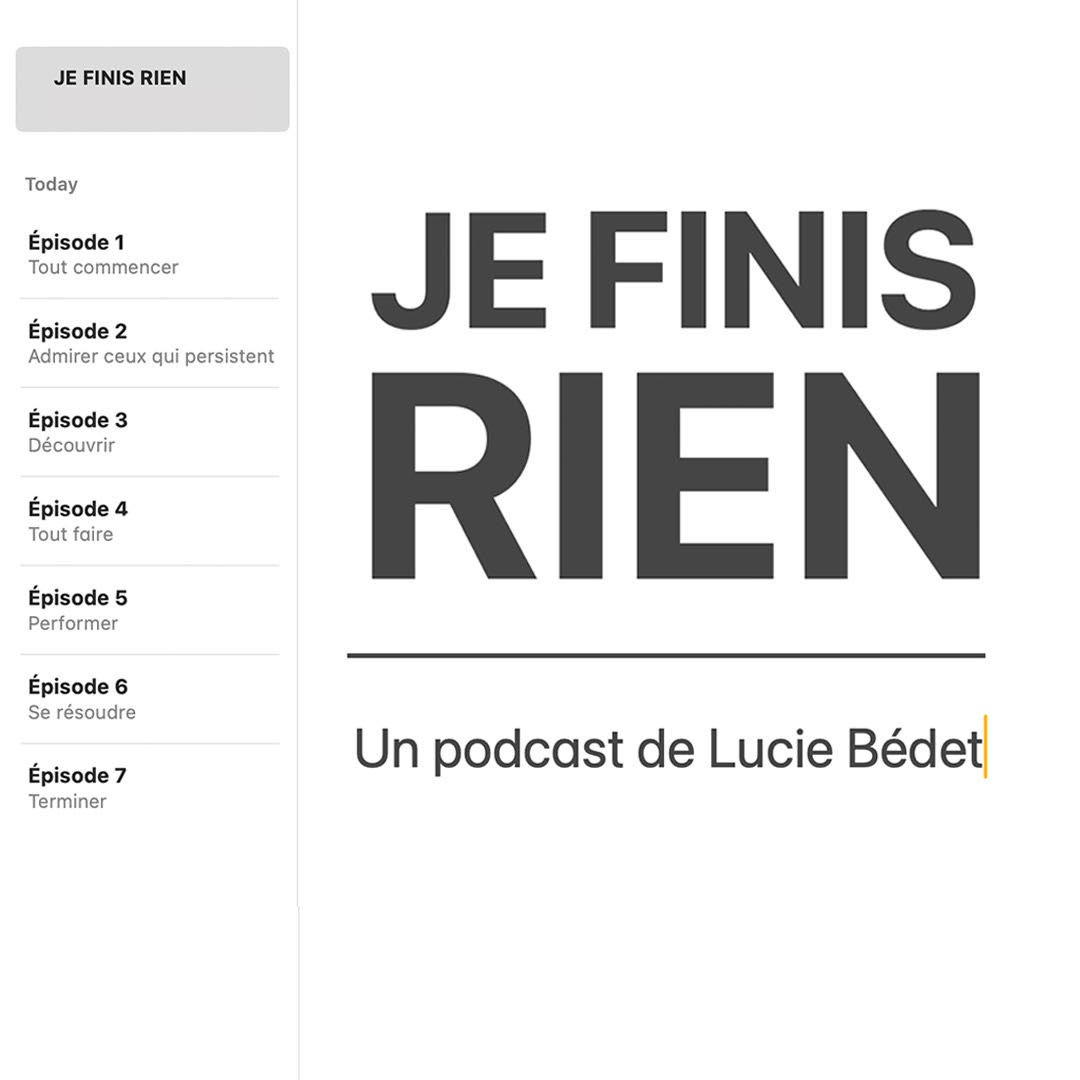 Balado: JE FINIS RIEN