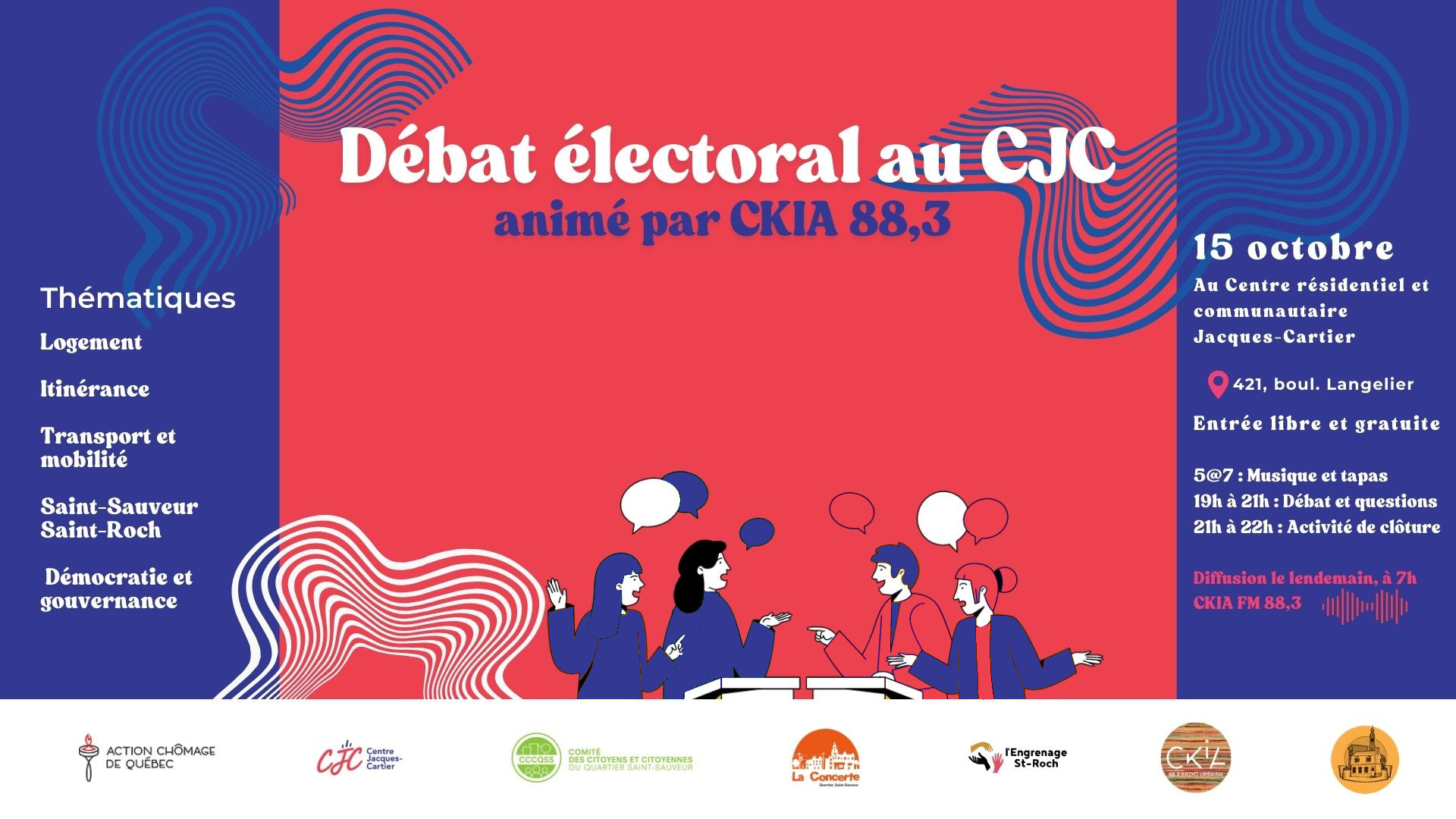 Débat électoral municipal