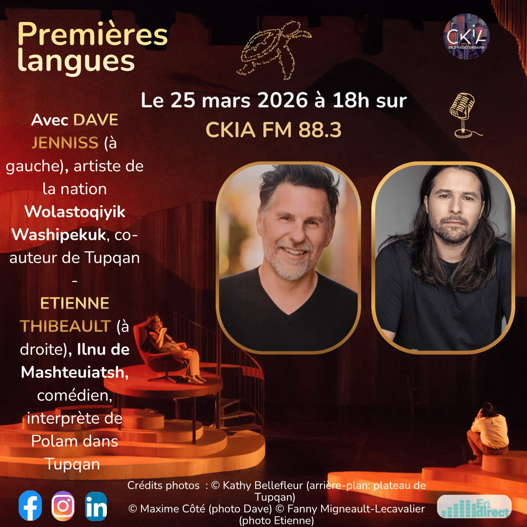 Ep 31 : Valorisation des langues autochtones au théâtre - la pièce Tupqan